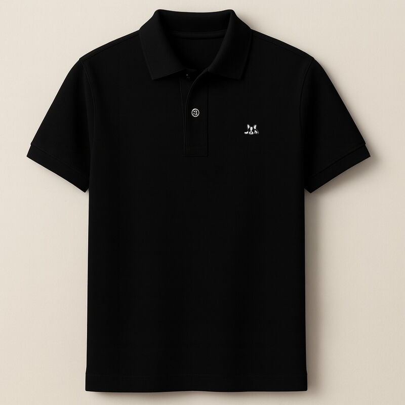 Playera Polo de Algod&oacute;n Manga Corta Casual para... image number null
