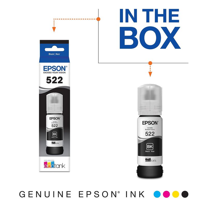 Botella De Tinta Epson 522 Ecotank De Ultra Alt... image number null