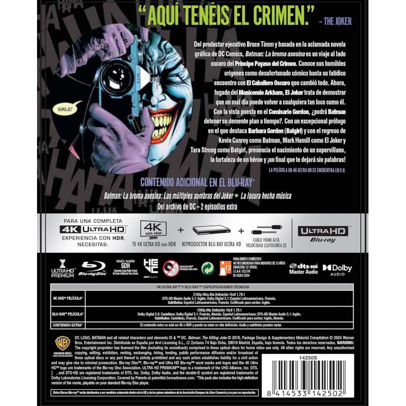Batman: La Broma Asesina (Ed. Especial Metal) -... image number null
