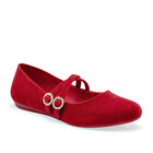 Clasben Balerina para mujer rojo
