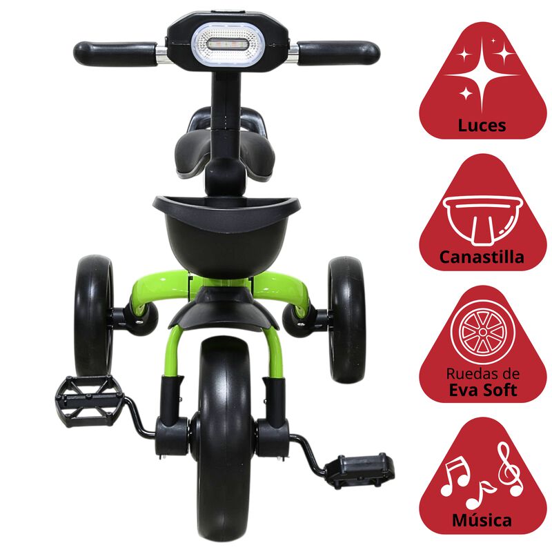 Triciclo 3 En 1 Plegable Para Ni&ntilde;os Convertible... image number null