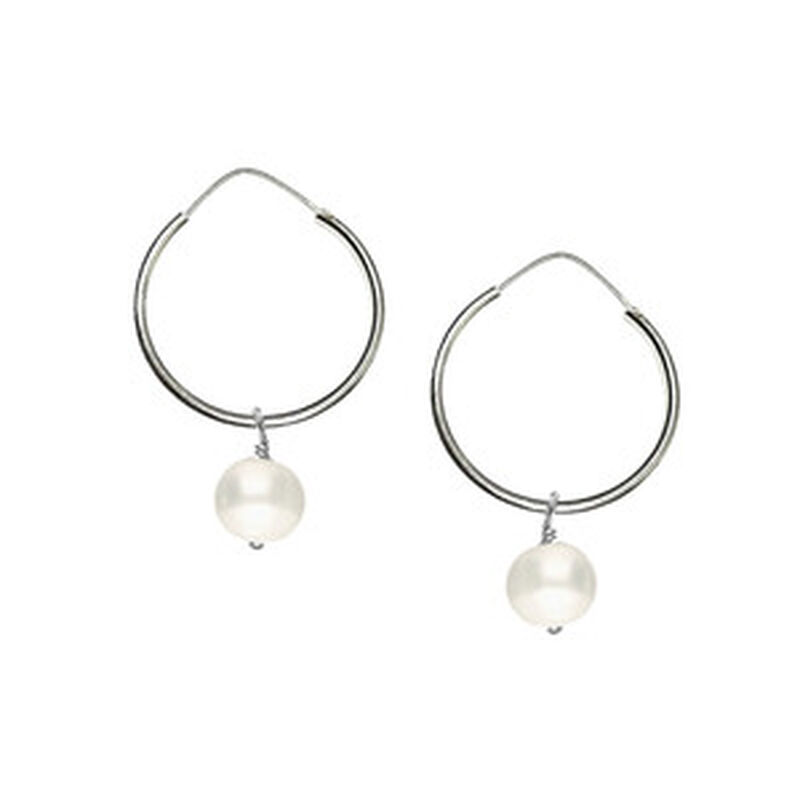 Arracadas de Plata con Perla image number null