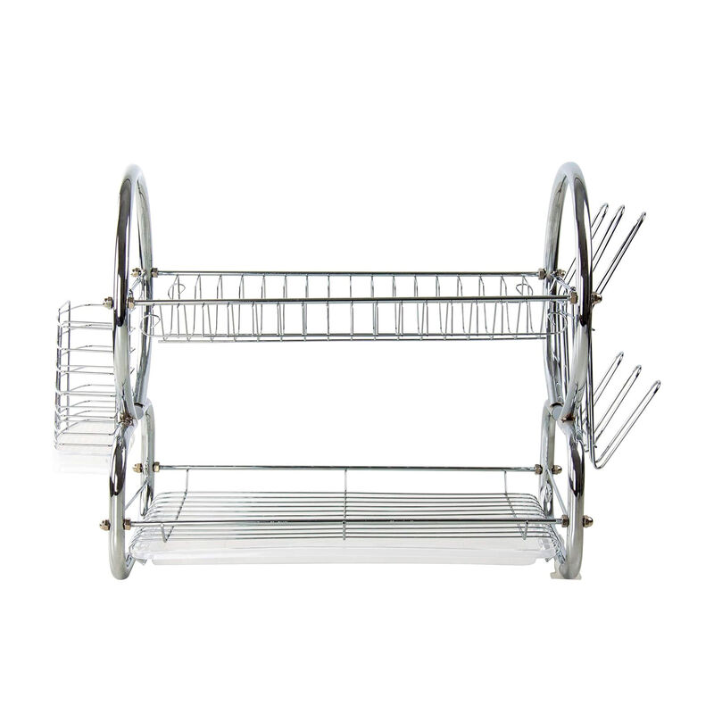 Escurridor de trastes acero cromado Dubai 2 niv... image number null