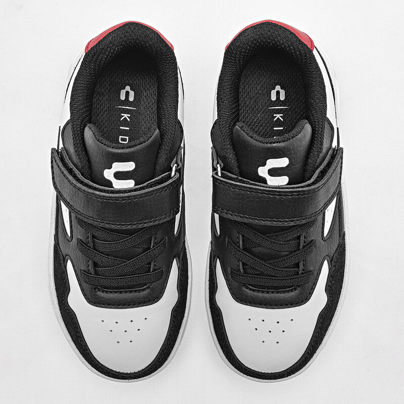 Charly Tenis urbano para ni&ntilde;o negro blanco, agu... image number null