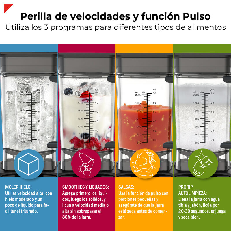 Bogner Licuadora Comercial 3000W 4Cf Bsb09S image number null