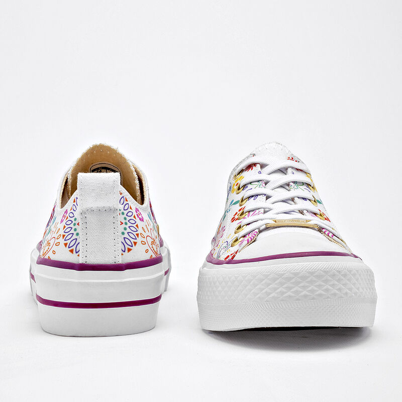Mora Tierra Tenis urbano para mujer blanco mult... image number null