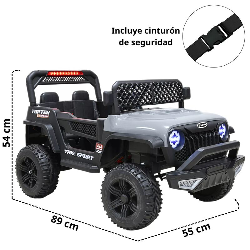 Camioneta Montable El&eacute;ctrica Para Ni&ntilde;os Luces  ... image number null