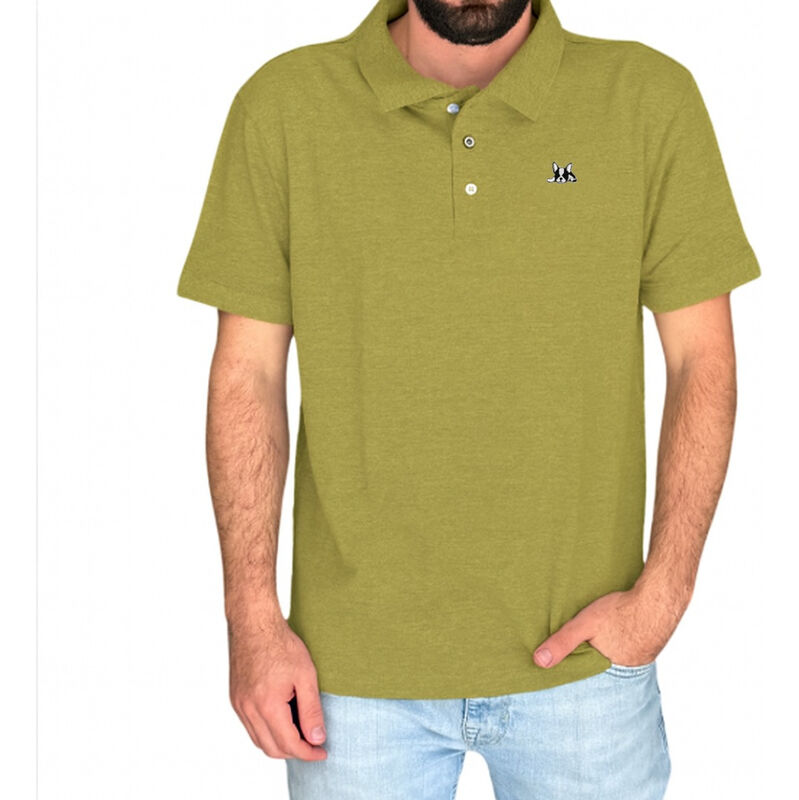 Playera Polo de Algod&oacute;n Manga Corta Casual para... image number null