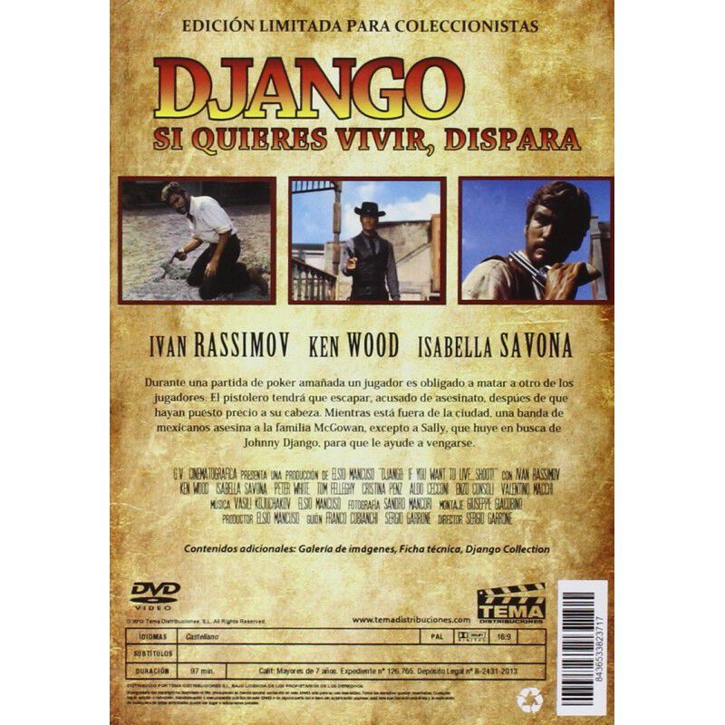 Django: Si Quieres Vivir, Dispara [dvd] (1968) ... image number null