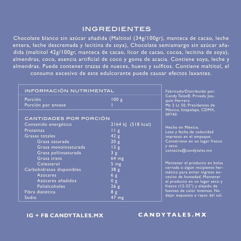 Candy Tales Pack Rainbow/Pasitas/Almendra con 1... image number null