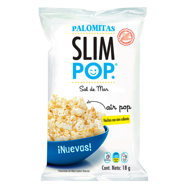 PALOMITAS SAL DE MAR SLIM POP 18G image number null