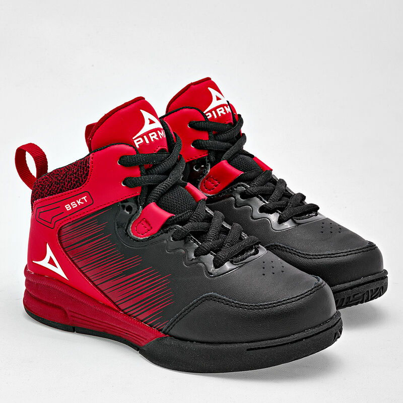 Pirma Tenis deportivo para ni&ntilde;o negro rojo image number null