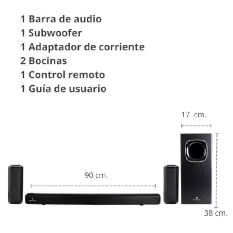Teartro casa 5.1 cinema sobwoofer Perfect Choic... image number null