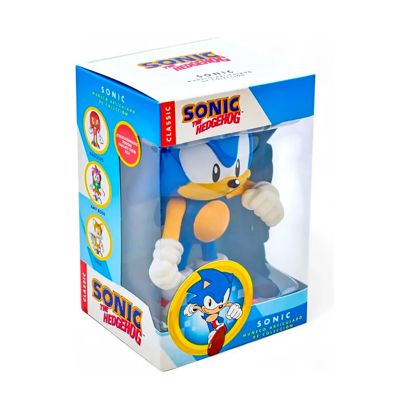 Figura Sonic Articulada 16 Cm Cl&aacute;sico The Hedge... image number null