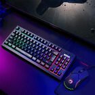 Set Cm-310 Blanco Marvo Teclado Mouse y Tapete Iluminación RGB