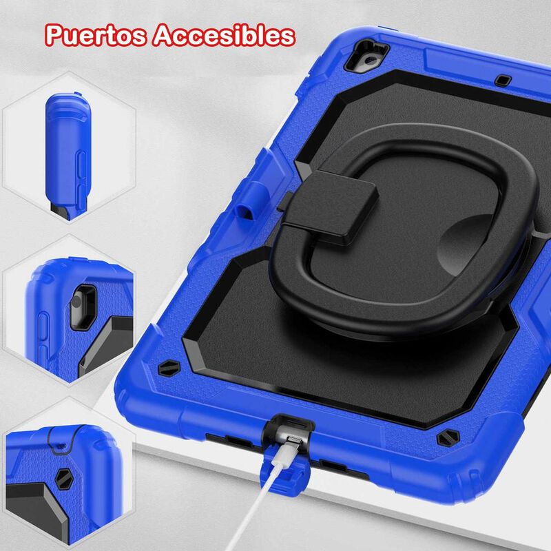 Funda TEKKU HandleD uso rudo para iPad 9 iPad 8... image number null