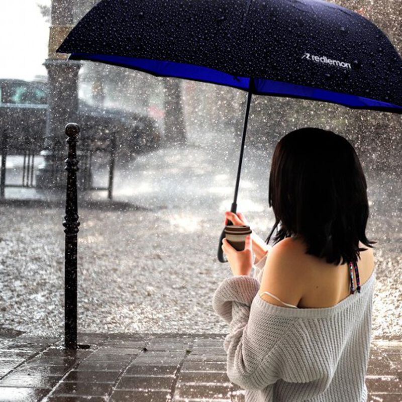 Paraguas Invertido Doble Refuerzo Sombrilla image number null