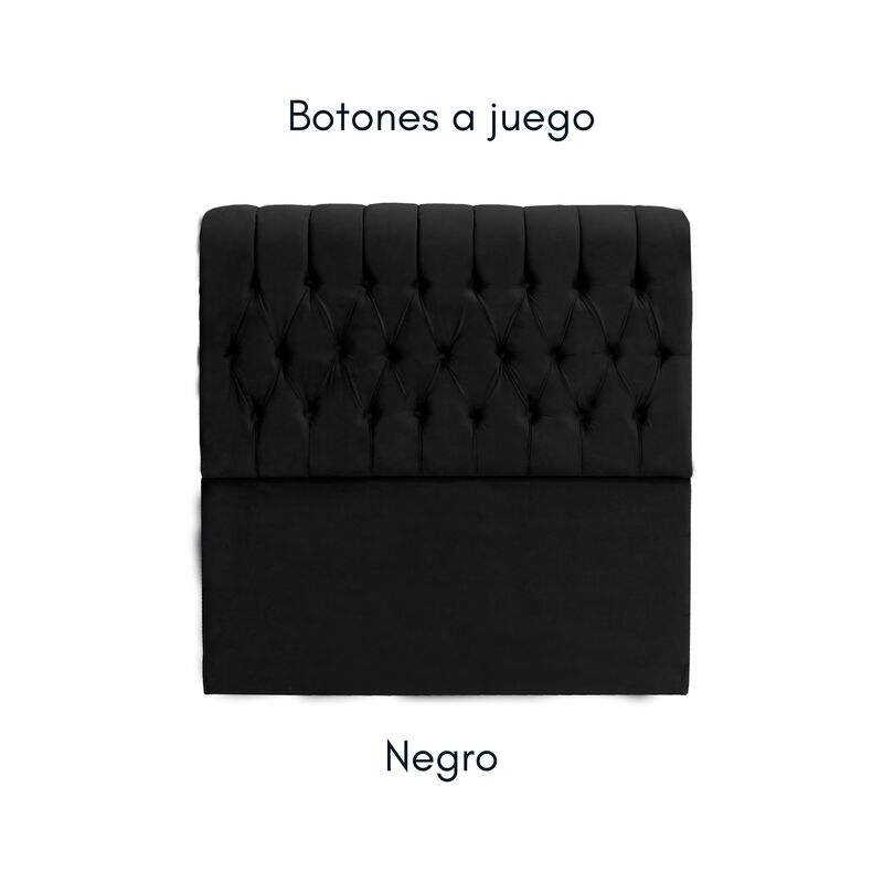 Cabecera Melfi King Size Negro image number null