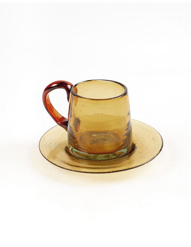 Tazas c/ Platos Set de 6 Tazas con Plato de Vid... image number null