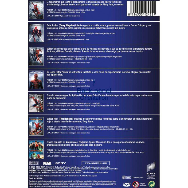 Pack Spider-man (7 Pel&iacute;culas) [dvd] image number null