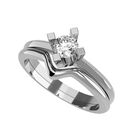 Anillo de Compromiso en Oro de 10K con Circonia - Amore Mio!