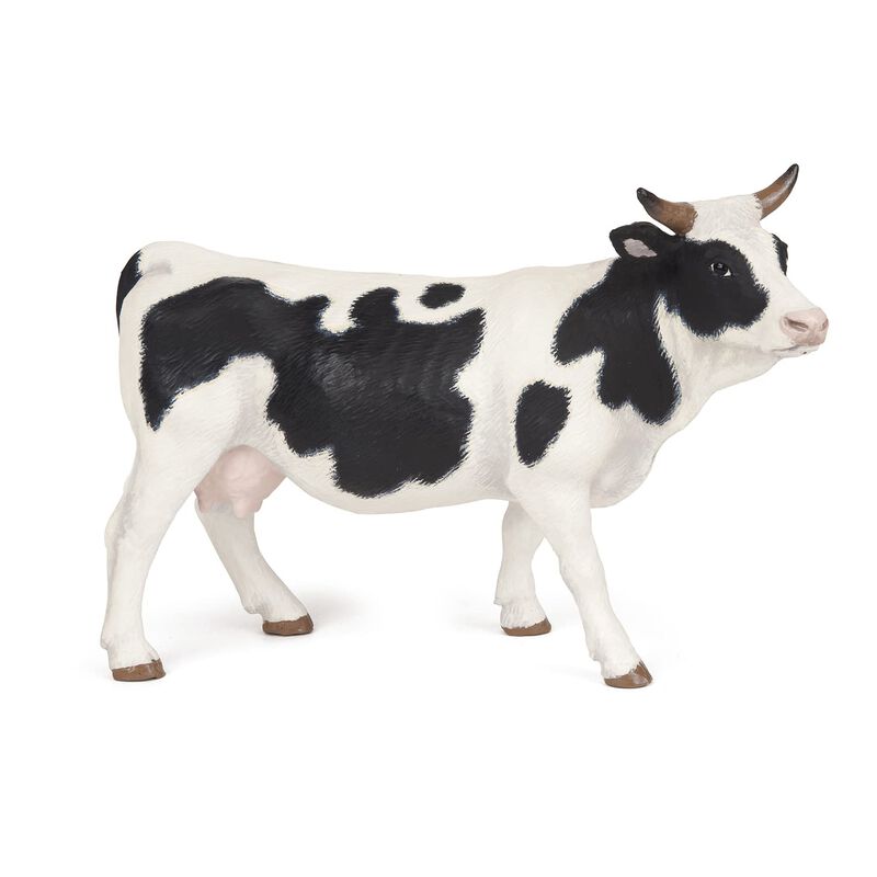 Figura Papo Farmyard Friends, Vaca Blanca Y Neg... image number null