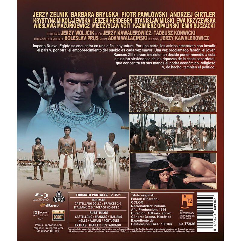 Fara&oacute;n [blu-ray] (1966) Pharaoh image number null