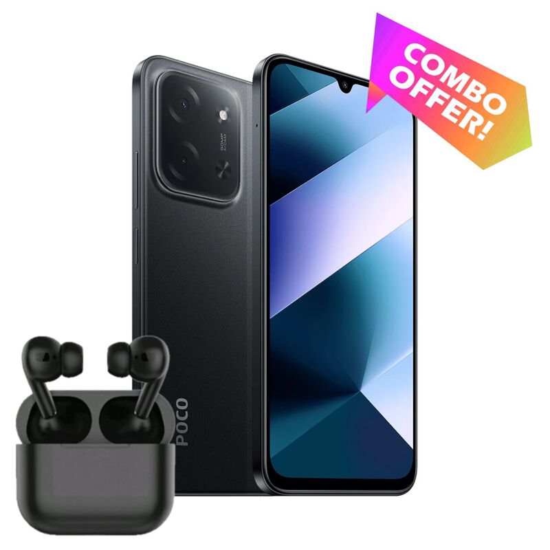 Xiaomi Poco C85 Doble Sim 128GB/6RAM Negro + Au... image number null