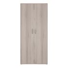 Clóset Armario Star 80 , Doble Zona de Colgado y Repisas, Organización para Recámara, Gris