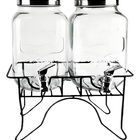 Juego de 2 dispensadores para bebidas con base de 5 L cada uno