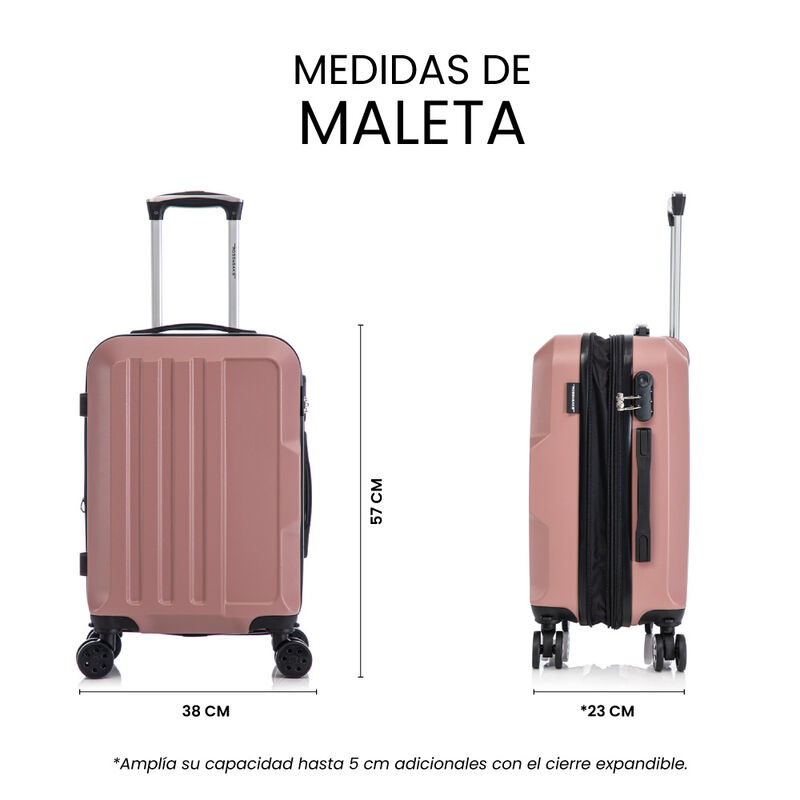 Maleta De Mano R&iacute;gida Expandible 10 Kg Con Rued... image number null