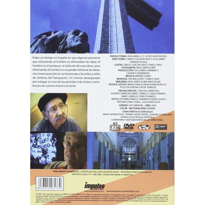 Una Inmensa Prisi&oacute;n [internacional] [dvd] image number null