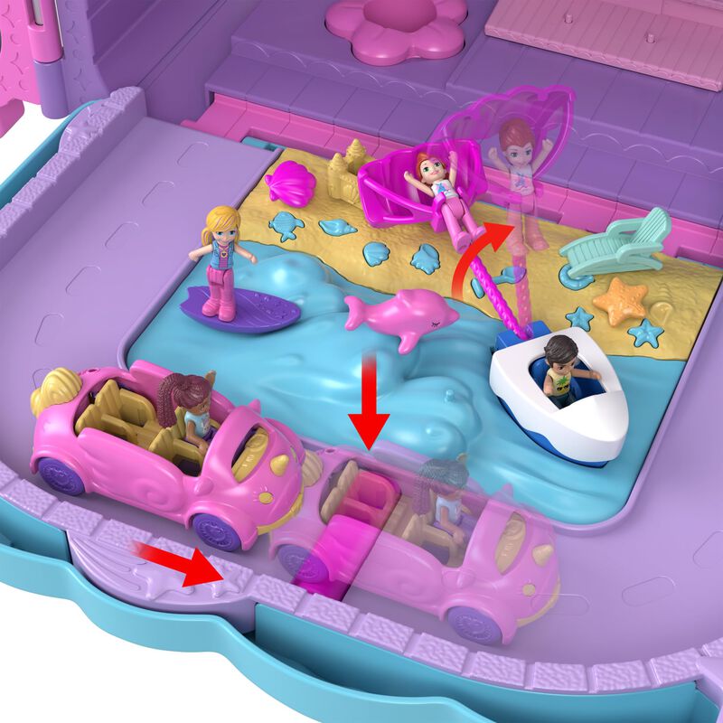 Set De Juego Polly Pocket Pollyville Resort Con... image number null