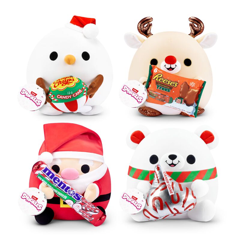 Snackles De Peluche Para Navidad, Pap&aacute; Noel Y M... image number null