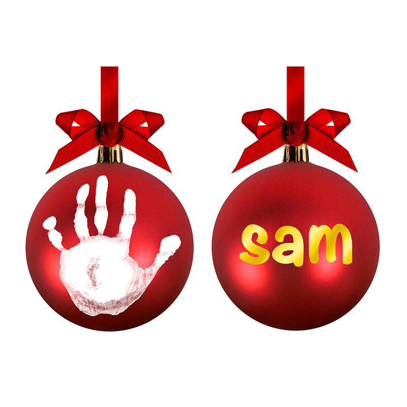 Imprime Tu Huella - Navidad Esfera image number null