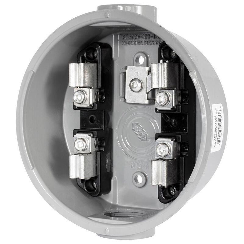 Base para medidor 4 aluminio espec IUSA image number null