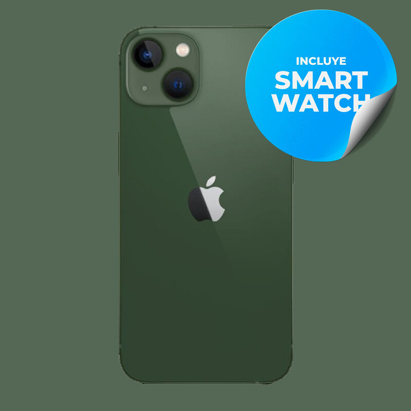 Iphone 13 Reacondicionado 128Gb Verde + Reloj G... image number null