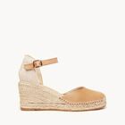 Alpargata Marga Cu&ntilde;a Media Marr&oacute;n Claro