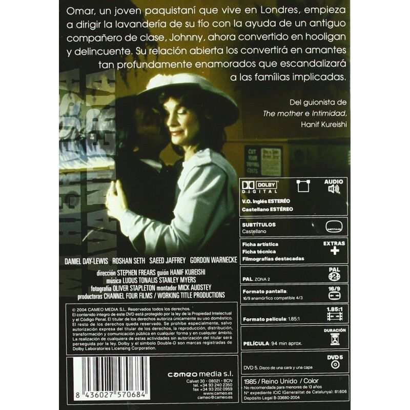 Mi hermosa lavander&iacute;a [DVD] (1985) image number null
