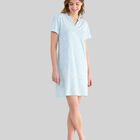 Camisón Corto de Mujer con Hojas Verde