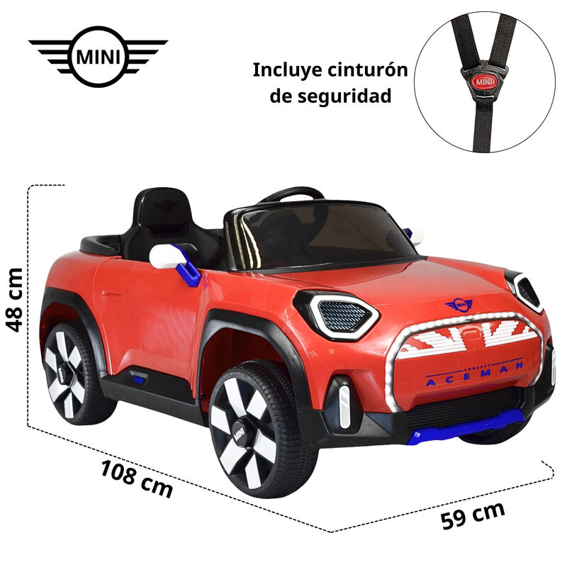 Montable Electrico para Niños Mini Aceman Contr... image number null