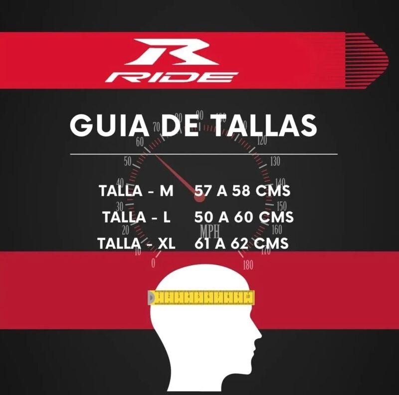 Casco Motociclista Abatible Tour Hr Ride MOTCSR... image number null