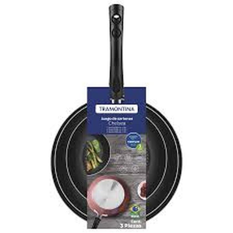 JUEGO 3 SARTENES TRAMONTINA TURIM 20-26-30CM AN... image number null