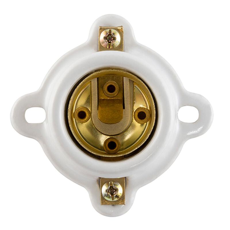 Portal&aacute;mpara De Porcelana Cuadrado Casquillo La... image number null