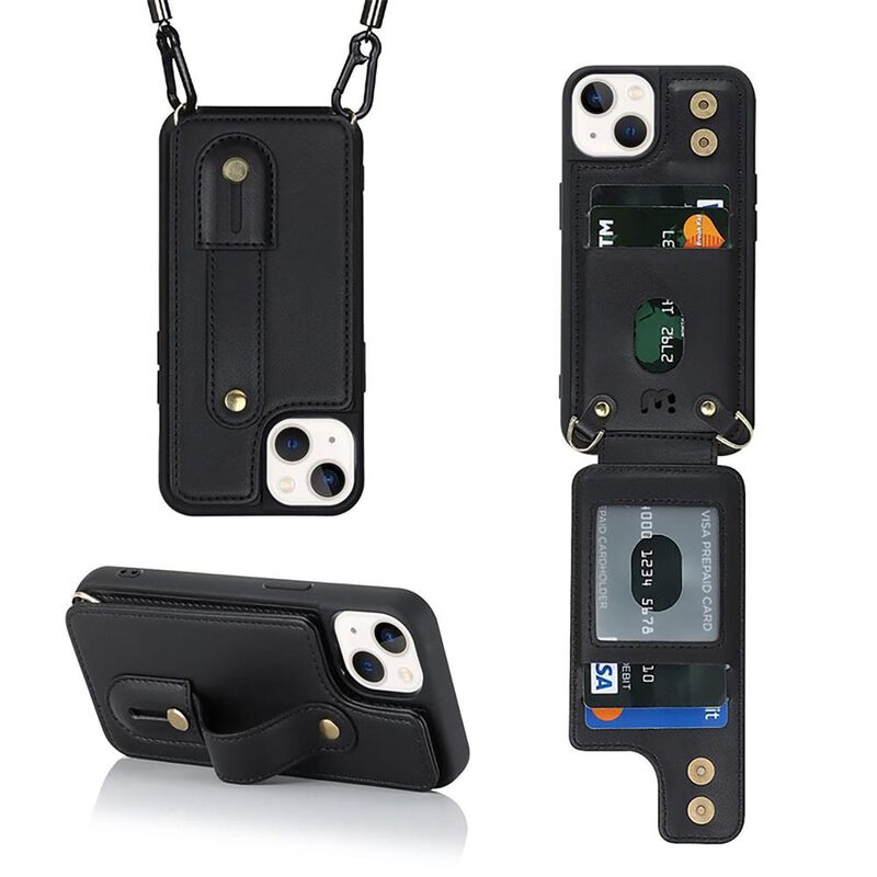 Funda MYBAT Clutch cartera para iPhone 15 - Neg... image number null