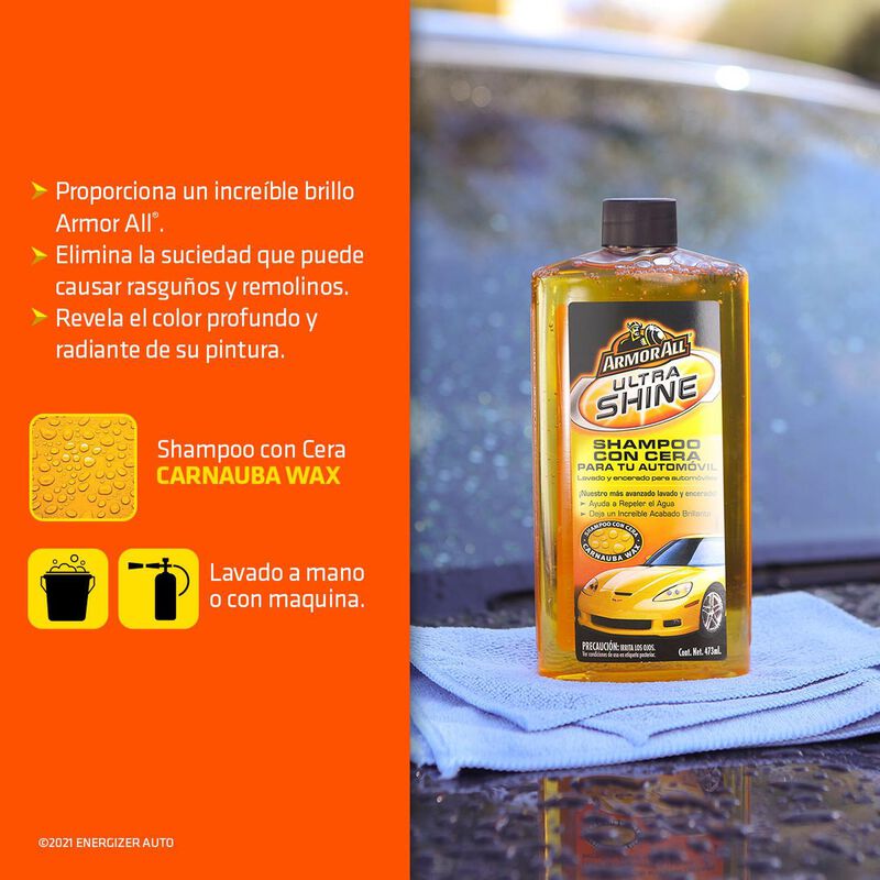 6 Shampoo Cera Armor All Limpieza Autos Cami&oacute;n ... image number null