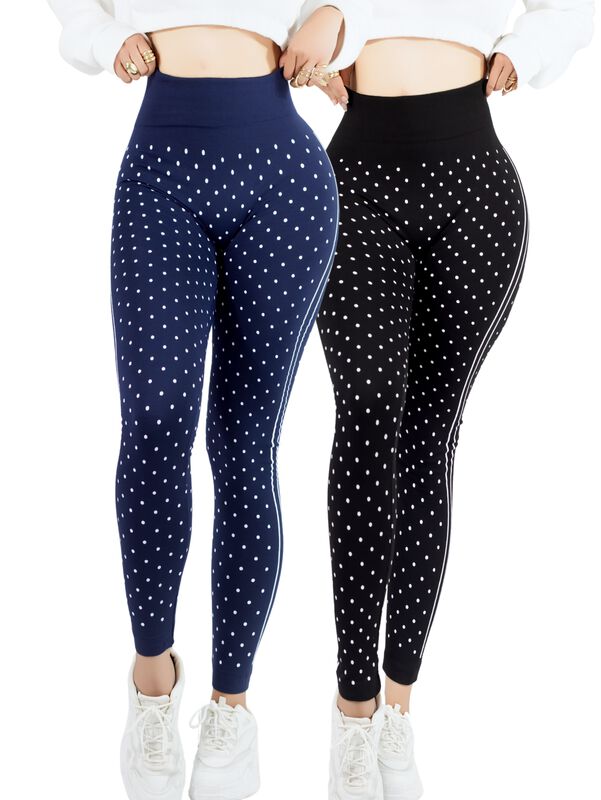 Set De 2 Legging Mujer Mallones Leggins Mayon L... image number null