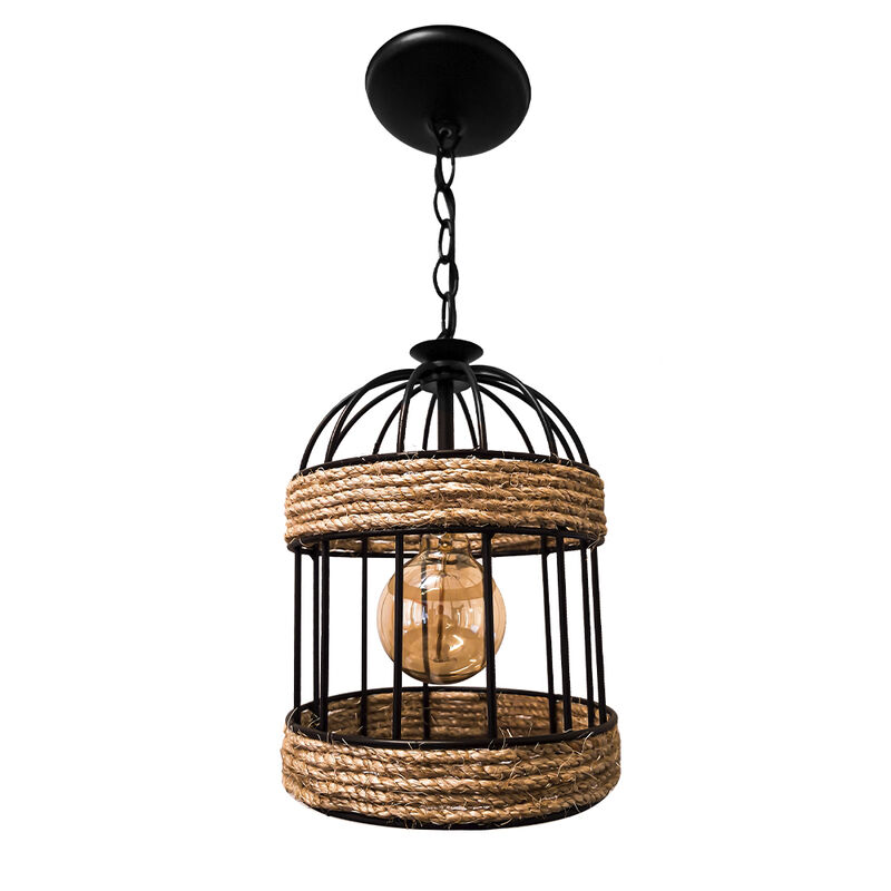 L&aacute;mpara Colgante Barril Tula Mil Luces image number null