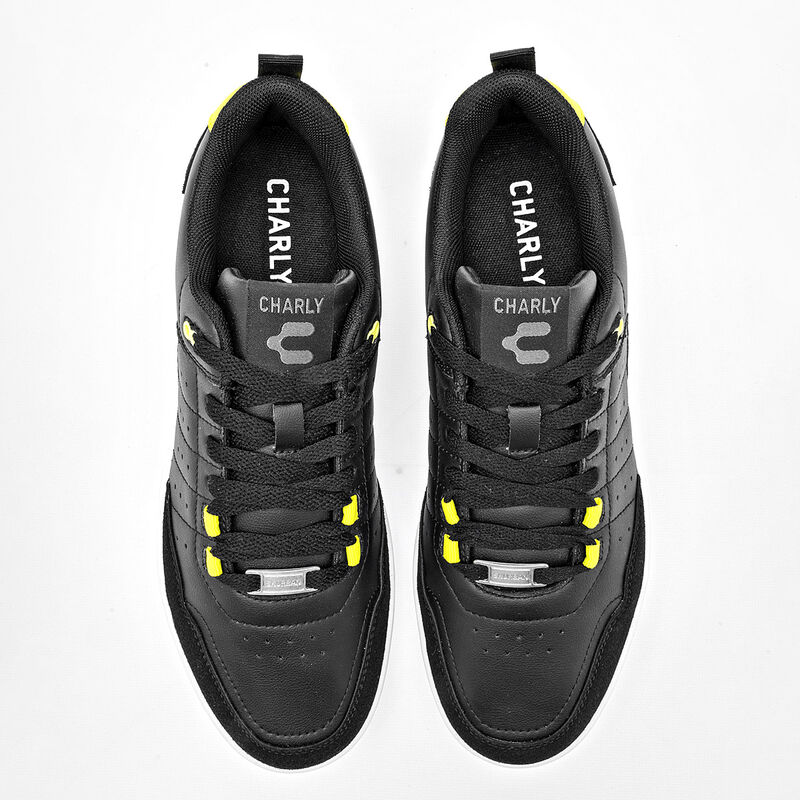 Charly Tenis urbano para hombre negro, importad... image number null