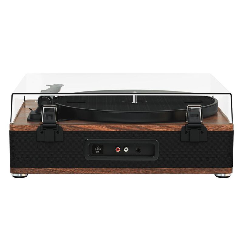 Tocadiscos Bluetooth y USB Retro Caoba Bonn image number null